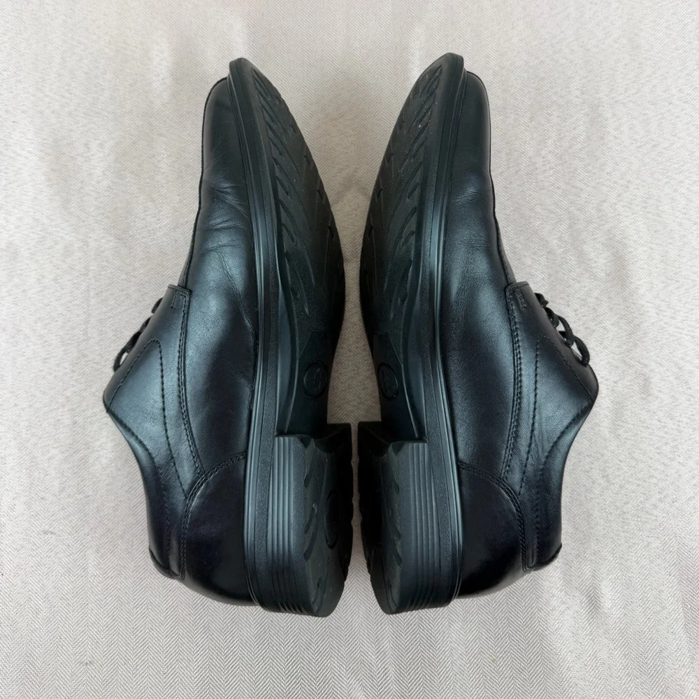 Kenneth Cole Reaction Stand Out Black Leather‎ Oxford Men’s Dress Shoes Size 8.5